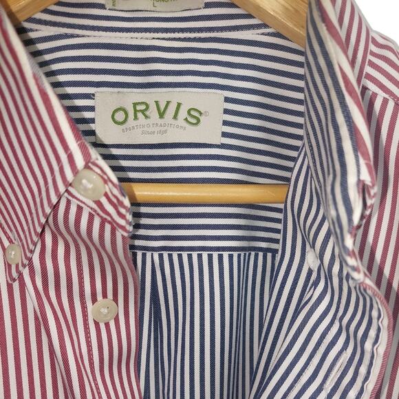 Vintage‎ Mens Orvis  Long Sleeve button Down  Shirt - Picture 3 of 4